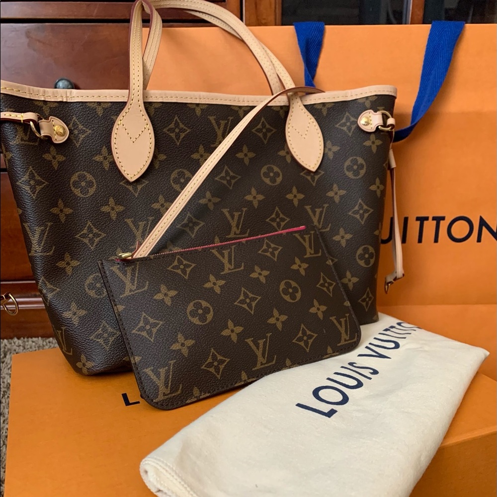 Authentic Louis Vuitton Neverfull PM M41245